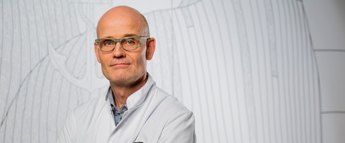 Portret van chirurg-intensivist Jan Willem Mulder