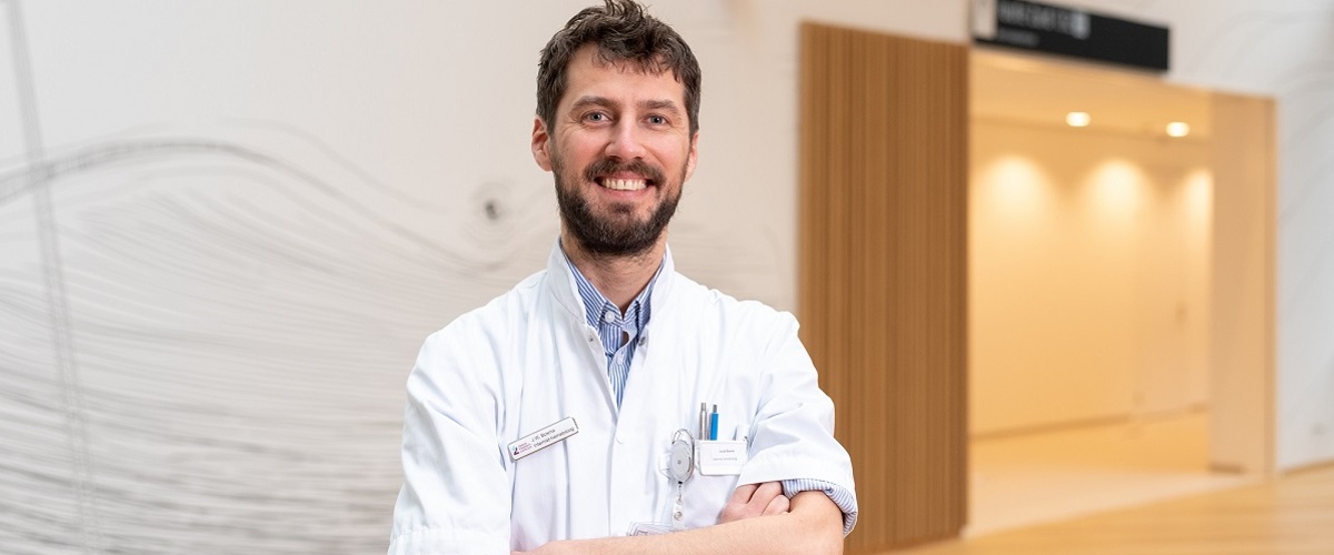 Portret van internist Jacob Bosma