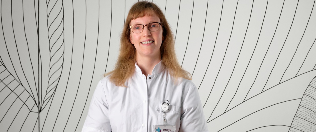 Portret van anesthesioloog Marinka Stam