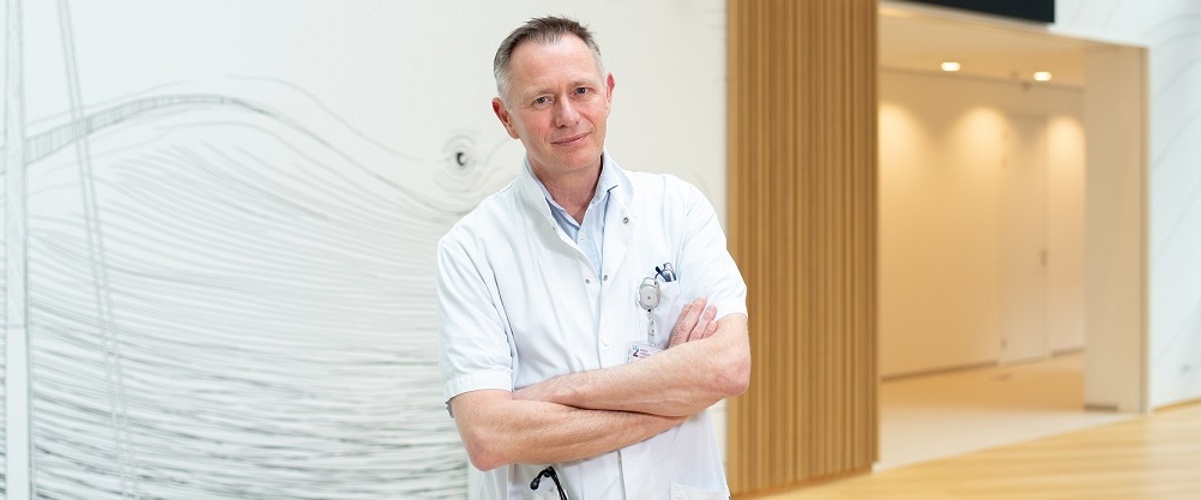 Portret van anesthesioloog Martijn Hoeksema