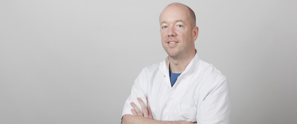Portret van anesthesioloog-intensivist Michel Timmerman