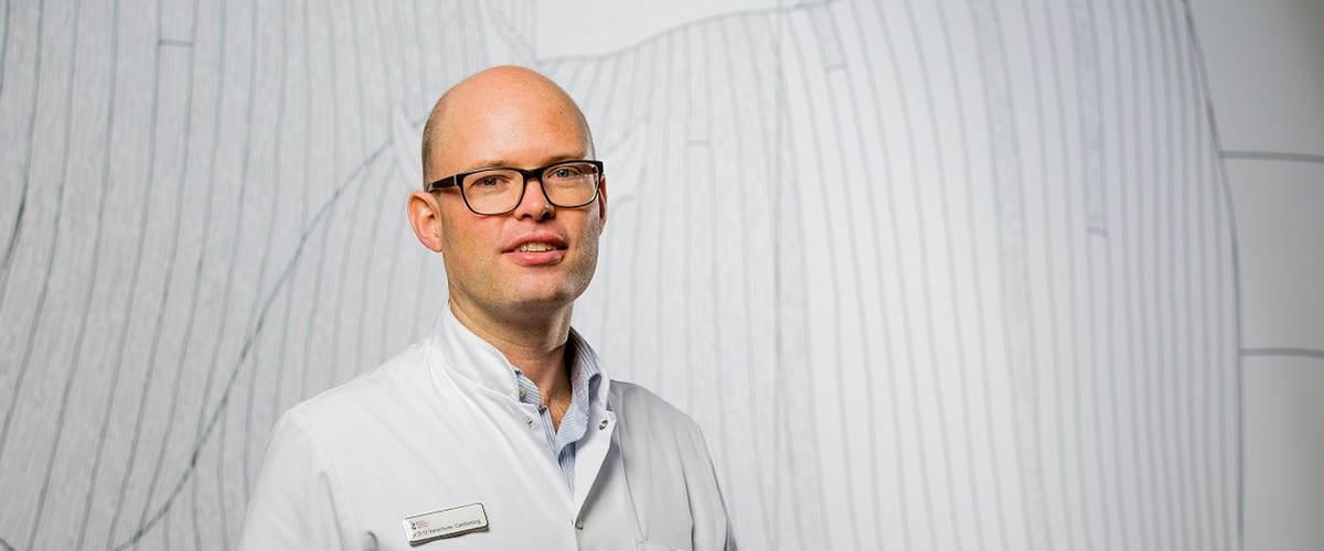 portret van cardioloog Derk Verschure