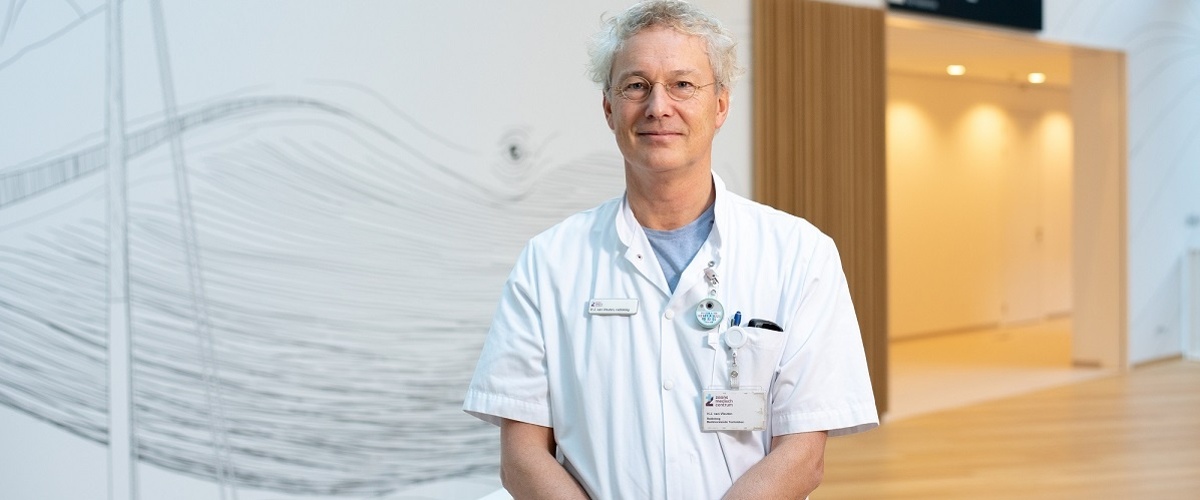 Portret van radioloog Huub van Vleuten