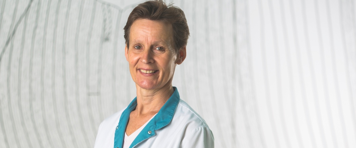 Portret van echocardiografisch-/hartfunctielaborant Guda Pietersma